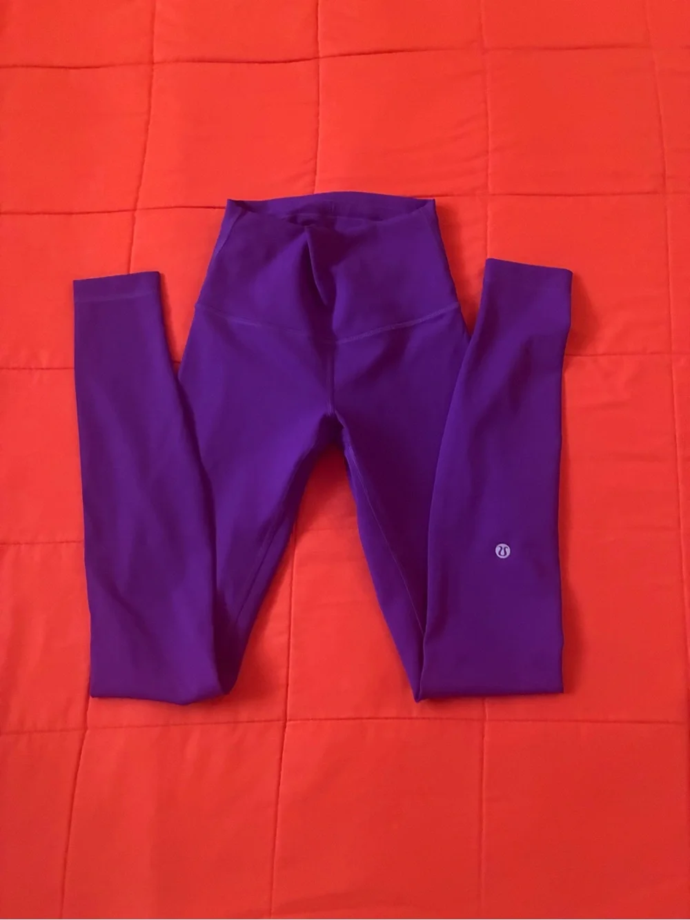 Lululemon Leggings Womens 2 Purple High Rise Athletic Activewear Gym